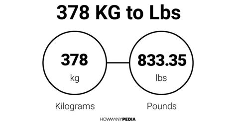 378 kg to lbs